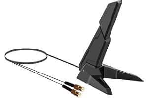 WiFi 7 Gaming Motherboard Magnetic Base Long Range Replacement Antenna for MSI MAG X870 Z890 Tomahawk/MSI MPG X870E Carbon / 