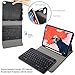 IVSO Keyboard Case for ipad pro 11 - Detachable Wireless Keyboard Front Prop Stand Case/Cover [Apple Pencil Charging Supported] Fit for Apple ipad pro 11 2018 (Black)
