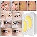 Gold Eye Mask Eye Wrinkle Pads & Patches for Dark Circles, Puffiness Eye Treatment with Anti-aging Care Properties, Eye Care Mask Gift for Women&Men - 20 Pairs