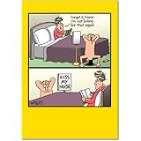 Kiss my nose Unique Funny Birthday Card with Envelope 8347