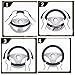 Fly5D Universal Automotive Multi-Color Steering Wheel Cover Natural Fibers Auto Car Wrap Cover