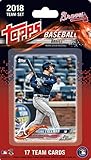 Atlanta Braves 2018 Topps MLB Baseball Factory Sealed Special Edition 17 Card Team Set with a Rookie Card of Ozzie Albies plus Dansby Swanson and Freddie Freeman and Others