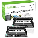 AZTECH Compatible Brother DR630 DR-630 Drum Unit for Brother HL-L2380dw DCP L2540dw for Brother MFC-L2700DW MFC-L2740dw DCP-L2540dw MFC L2700dw HL-L2360dw HL-L2300d HL-L2340dw Ink Printer Drum-2 Packs