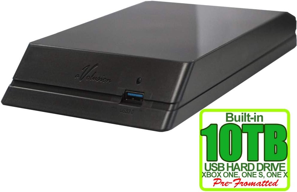 Avolusion HDDGear Externe XboxGamingFestplatte, 10 TB (10.000 GB, USB 3.0) für Xbox ONE, Xbox