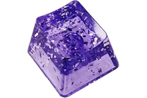 Resin Keycaps OEM Profile R4s Personality Translucent Sequin Keycaps Replacement Mechanical Keyboard 1 PC