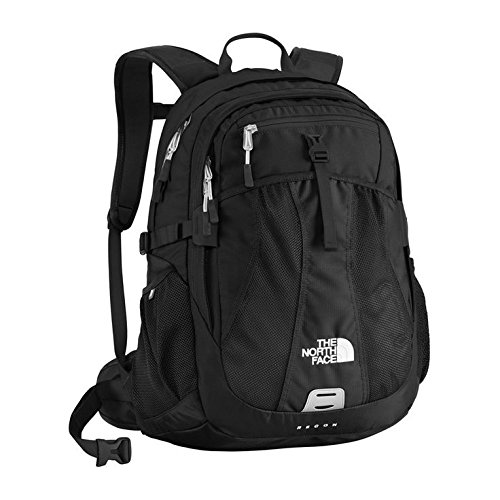 The North Face Women Recon laptop backpack book bag 18X13X3 TNF BLACK