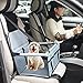 WOpet Pet Booster Seat,Deluxe Pet Dog Booster Car Seat with Clip-On Safety Leash and Zipper Storage Pocket- Perfect for Small and Medium Pets up to 20 lbs