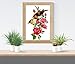 eGoodn Cross Stitch Stamped Kit Pre-Printed Pattern Birds and Flowers, 11ct Aida Fabric Size 16.5 inches by 24 inches for Embroidery Needlework Art Crafts Lovers, No Frame