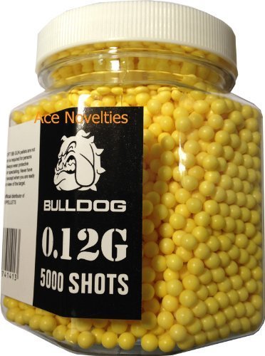 High Pro Grade 6mm 0.12g Light Weight Yellow BB Pellets x 5000 Tub