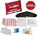 Emergency Survival First Aid Kit - 160 Pcs – Emergency kit Medical Supplies – for Car, Travel, Home, Camping, Daycare - Bonus Survival Gear + 46 pc Mini Traveling First Aid Kit