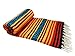 Bodhi Blanket Mexican Style Throw Blanket - Falsa Blanket for Yoga, Picnics, Beach, Tapestry, Camping, & More (Spirit Voices: Orange, Red, Purple, Black, Blue)