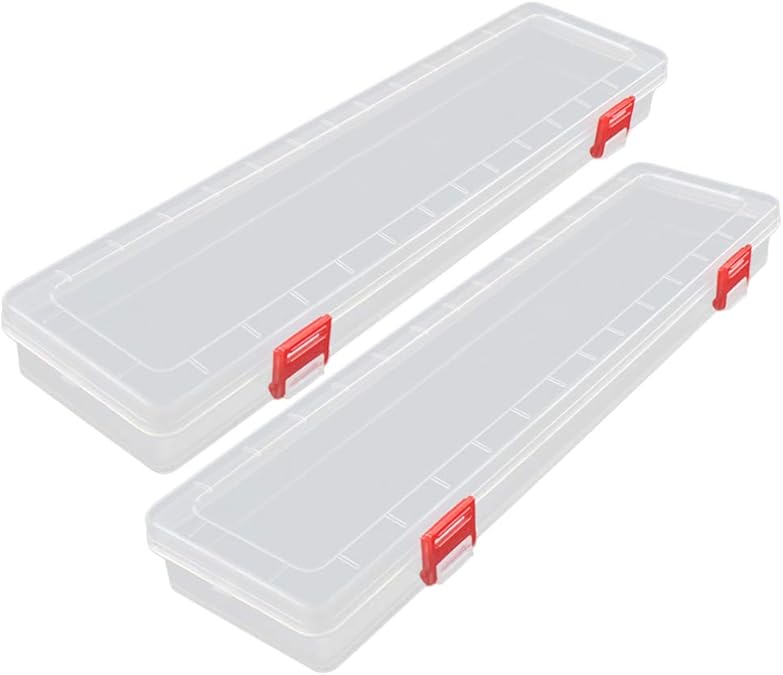 EXCEART Rechteck Schleim Vorratsbehälter Transparente Kunststoffbox mit