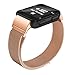 GELISHI Compatible with Garmin Forerunner 35 Watch Bands, Fashion Stainless Steel Milanese Bracelet Replacement Wristbands Strap for Garmin Forerunner 35 Watch - Rose Gold (No Tracker)