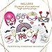 Bachelorette Party Supplies Kit - Bridal Shower Supplies | Bride to be Sash, LARGE Bachelorette Party Photo booth Props (20 pieces) with Glitters, Bachelorette Tattoos By Amera Ultra