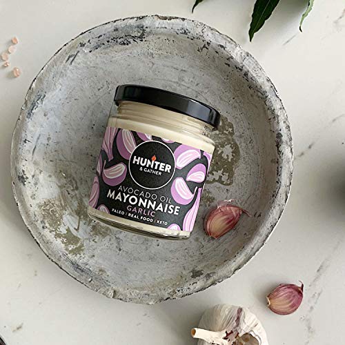 Hunter & Gather Knoflook Avocado-olie Mayonaise - 175g | Gemaakt met Zuiver Avocado-olie en Britse scharreleieren… - Afbeelding 4
