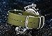 Men Quartz Analog Digital Military Wrist Watch Canvas Fabric Straps LED Sport Watches (Black Case)