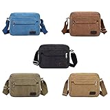 Fabuxry® Women's Casual Travel Hobo Shoulder Bags Canvas Everyday Purse Zipper Satchel Bag