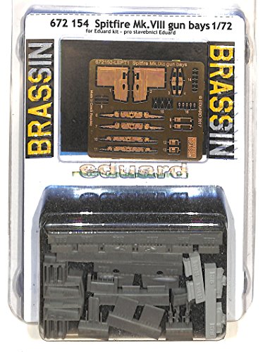 EDU672154 1:72 Eduard Brassin Spitfire Mk.VIII Gun Bays (for use with the Eduard model kit) [MODEL KIT ACCESSORY]