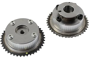 YDMON Engine Timing CVVT Camshaft Adjuster Gear, Compatible with Tucson Elantra GT Kia Soul Forte G4NC 2.0L 2014-2019, Intake