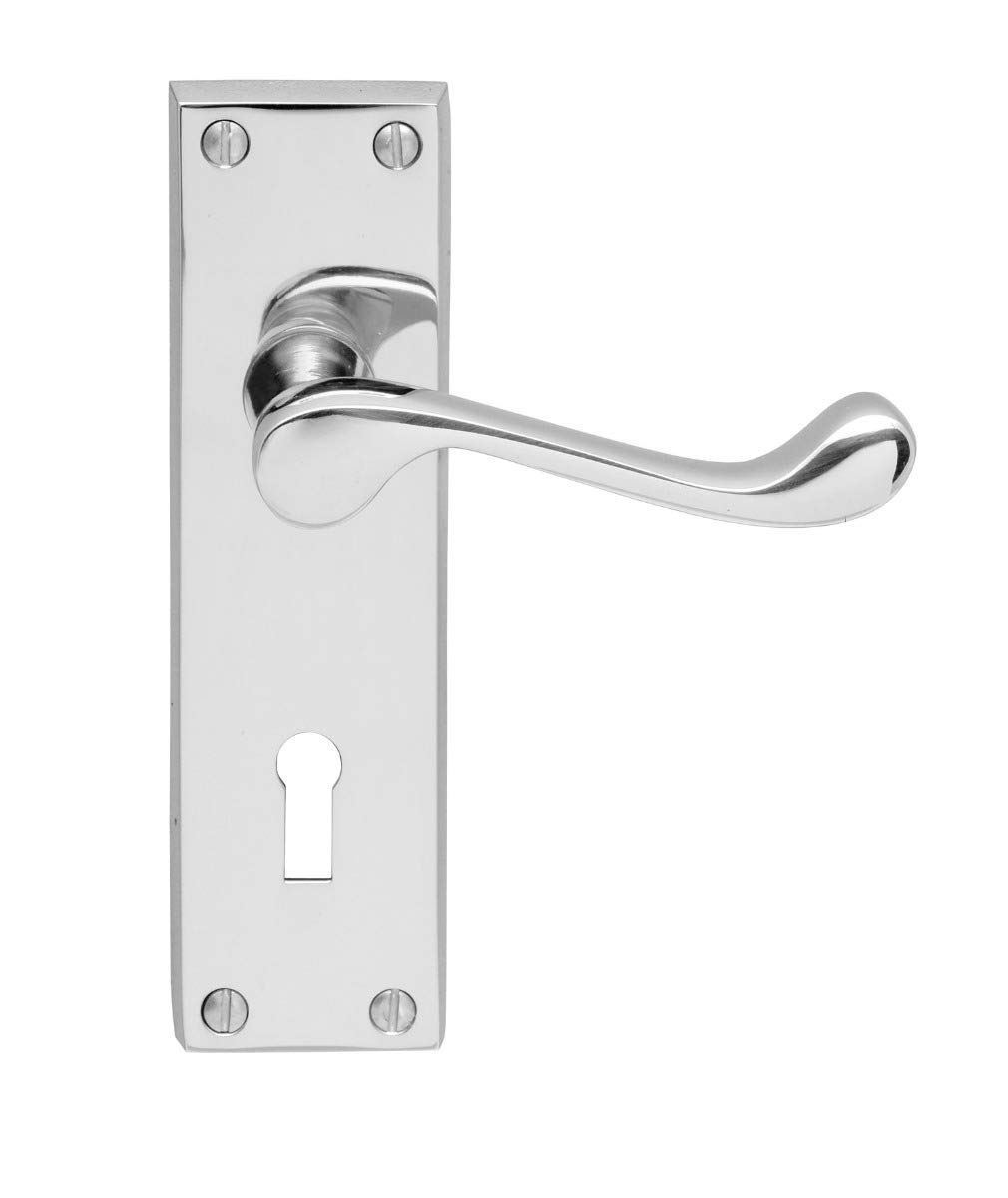 Carlisle Brass CBS54CP/BP Door Handle, Polished Chrome