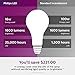 Philips LED Dimmable A21 Soft White Light Bulb with Warm Glow Effect 1600-Lumen, 2700-2200-Kelvin, 16-Watt (100-Watt Equivalent), E26 Base, Frosted, 3-Pack