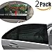HOMEE Car Sun Shade Baby Back Seat Side Window Sun Shade UV Protection Stretchy Mesh Breathable Strong Translucency Universal All Car (99%) Size Protects Babies and Kids from The Sun - 2Pack Size S