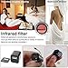 WJLING Anti Spy Hidden Camera Detectors with Built-in Motion Sensor and antitheft Alarms Ultra-Light 3-in-1 Detection and Alert Mechanism with Mini LED Flashlight (Rose Gold)