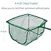 Pawfly 6 Inch Aquarium Fish Net Large Nylon Fishing Nets with Plastic Handle for Fish Tank, Green …thumb 3