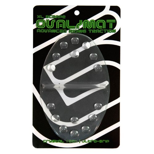 NEW Grayne Oval Snowboard Stomp Pad with Scraper Clear Superior Grip