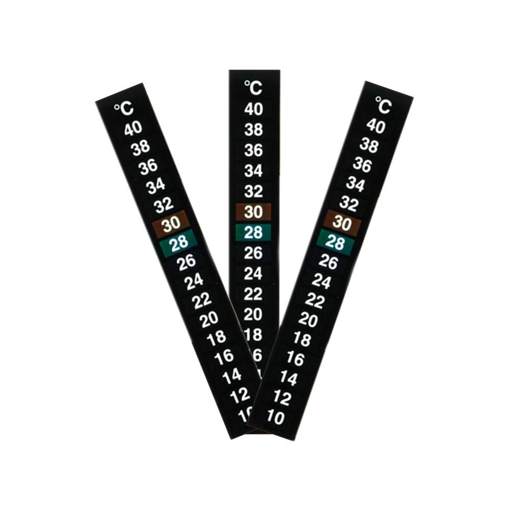 NA 3 Pieces Aquarium Thermometers Temperature Meter Sticker Stick-on Digital Thermometer Used for Fish Tank and Aquarium