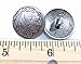 Indian Head Coat Buttons Concho Ornament 19MM Metal 6 Piece Set