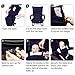 Baby Portable High Chair Travel Harness Seat for Toddler Feeding, Safety Washable Cloth Harness with Adjustable Straps Shoulder Belt