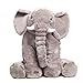 MorisMos Elephant Stuffed Animal Toy Plush Gifts Toy for Kids Gift 24 inch (60x45x25cm) (Gray)