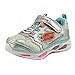 Skechers Kids Blissful Light-Up Sneaker,Silver/Multi,2 M US Little Kid