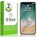 IQShield Screen Protector Compatible with Apple iPhone Xs Max (6.5 inch)(2-Pack)(Max Coverage) Anti-Bubble Clear TPU Film