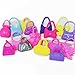 Happu-store(TM) 10 Pcs Mini Doll Plastic Shoulder Bags Handbag Toy Mix Style Accessories For Barbie