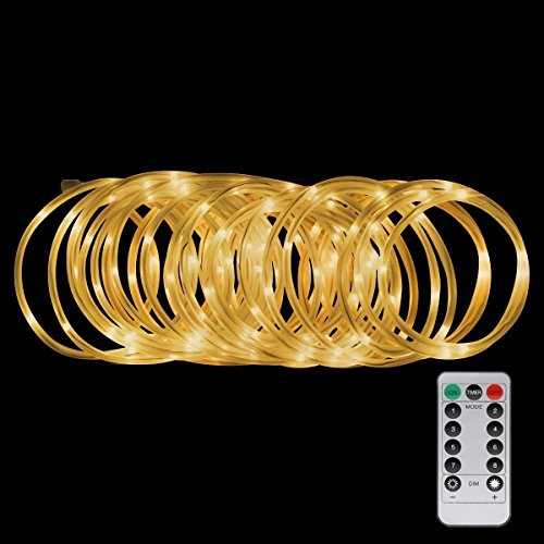 image for Lighting EVER LE 33ft 120 LED Dimmable Rope Lights, 2-Pack Warm White,