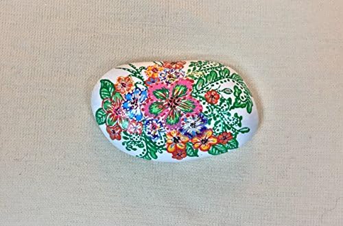 Hand painted river rock