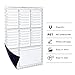 Antaprcis Smart Planner's Weekly-Daily Magnetic Event Calendar Kitchen Refrigerator Set Kitchen Board with 4 Markers 1 Dry Erase 11.7