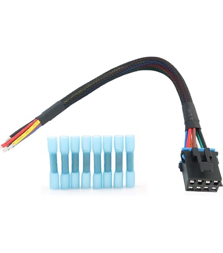 ANODZU AC Heater Control Panel Wire Harness Adapter - Fits 1995 Chevy/GMC Truck, Converts 1996-1999 Unit, No Rear Defrost - View #3