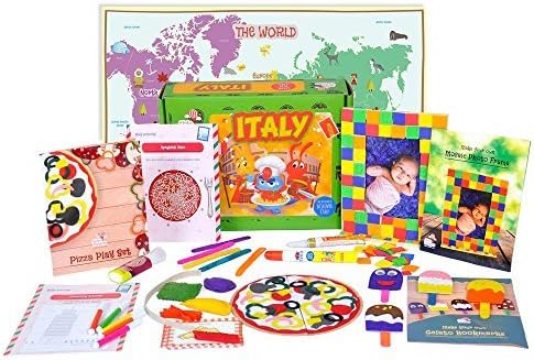 Gberry Learning Toy for kids - Italy Activity Kit from Globe Trotters Box (4-6 year olds)