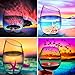 4Pack DIY Diamond Painting Kits for Adults Kids Cup Set, Elekin Painting Cross Stitch Full Drill Diamond Embroidery Arts Craft -12x12 inch for Home Wall Decor Gift