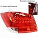 LinkedGo Self Adhesive Red Gloss Vinyl Headlight Foglight Tail Tint Wrap (12
