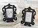 Black Baroque Elegant Place Card Holder/Photo Frame