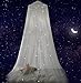 Dream Tada Bed Canopy for Girls Boys Teens - Glow in The Dark Tent Kids, Extra Stars in Our Round Dome | Experience a Sky Full of Stars in Our Transparent Canopy, Fits Twin, Full, Queen