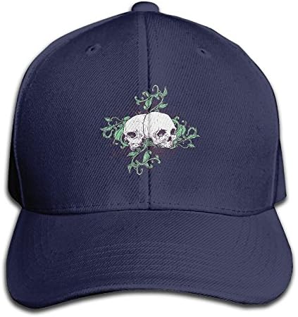 Gothic Skull Unisex Men Cotton Adjustable Baseball Caps Low Profile Washed Dad Hats