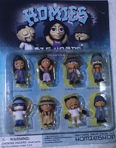 Lowrider Little Homies Big Heads Cholo Chola Figures Series #1 8 Pack