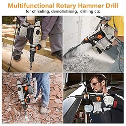 [Upgraded] Towallmark 12.5 Amp Rotary Hammer