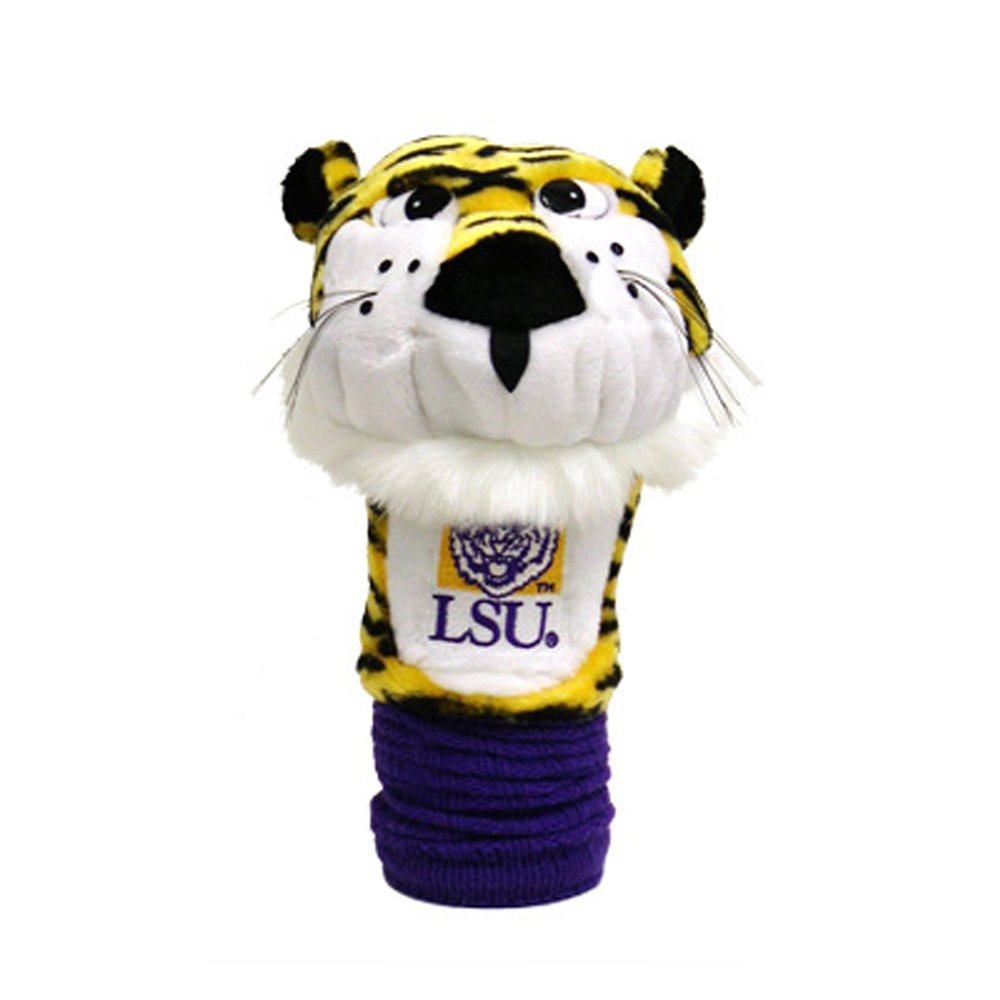 Team Golf NCAA LSU Tigers Mascot Head Cover Mascot Golf Club Headcover, Fits most Oversized Drivers, Extra Long Sock for Shaft Protection, Officially Licensed Product