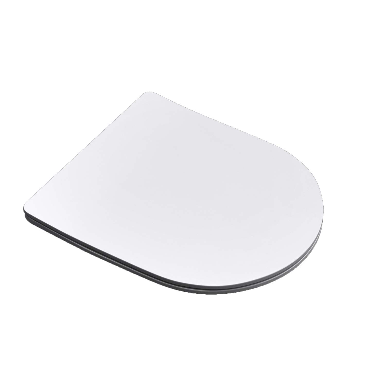 Durovin Bathrooms Soft Close Toilet Seat - U Shape Ultra Slim Design - Quick Release - 360 x 425 x 25mm (WxDxH)